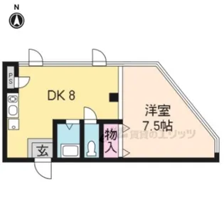 エリッツ6th【205号室】の間取り