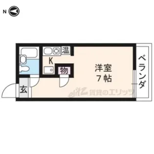 パインフィールド北白川?【132号室】の間取り