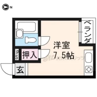 ハイツ善【301号室】の間取り