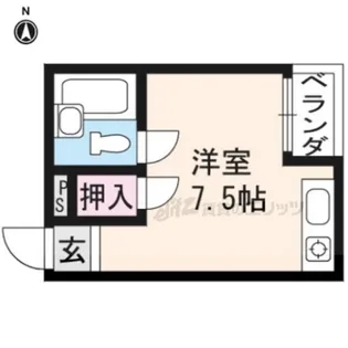 ハイツ善【204号室】の間取り