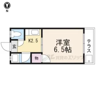 かりんハイツA【106号室】の間取り