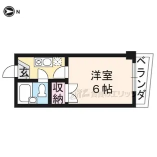 パン・クリニックス北白川【2-C号室】の間取り