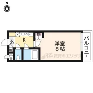 第1みやぎビル【405号室】の間取り