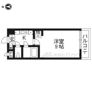 第1みやぎビル【412号室】の間取り