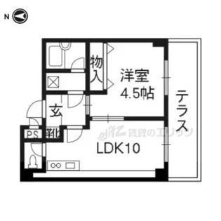 ホワイトクレステ【102号室】の間取り