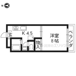 カーサ南野【207号室】の間取り