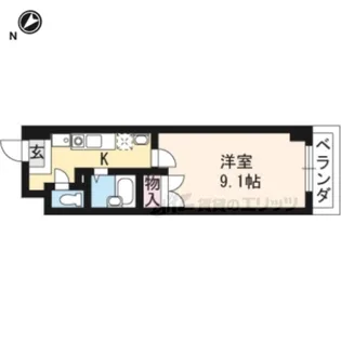 アートプラザ光【3階】の間取り