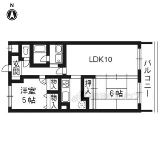 JO・ロワイヤル【108号室】の間取り
