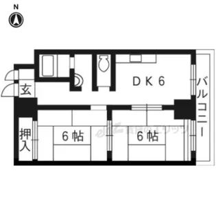 パレット御池【8階】の間取り