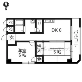 パレット御池【3階】の間取り