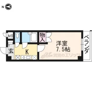 アンムート24【2階】の間取り