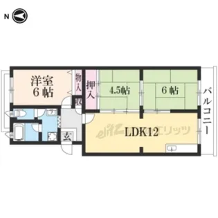 サンハイム瀬田【305号室】の間取り