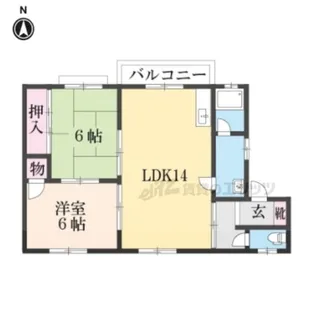 ウェルビレッヂ瀬田【203号室】の間取り