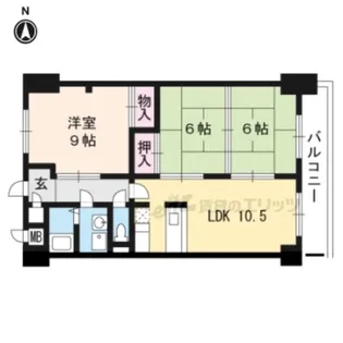 グラシエール瀬田【508号室】の間取り