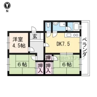 セイコーハイツ【202号室】の間取り