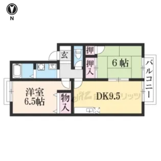 セジュール和?【112号室】の間取り