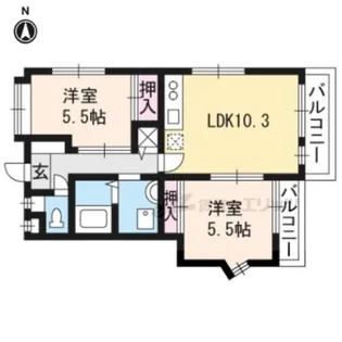 ボナールZ【1階】の間取り