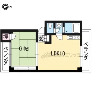 ア・ド・ミラーブル6【301号室】の間取り