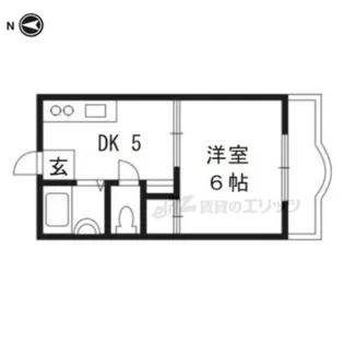 セイル吉祥院【205号室】の間取り