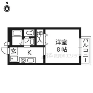 RICO A(サンライフシンカワA棟)【202号室】の間取り