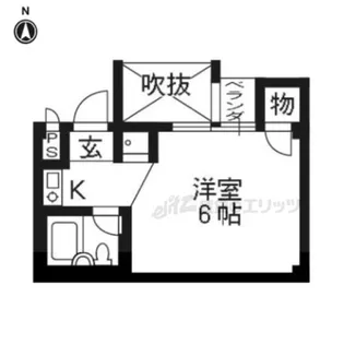 ADEAM OKAZAKI【104号室】の間取り