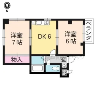 セーブルフジイ【202号室】の間取り