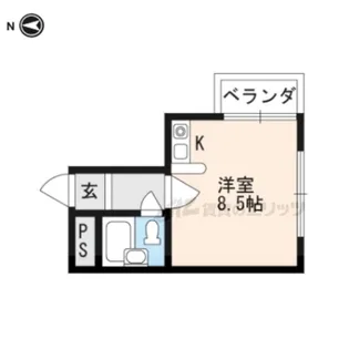 第29長栄グラン・ビュー下長者【201号室】の間取り