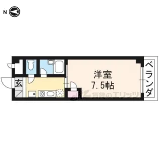 ハイツ山ノ内【305号室】の間取り