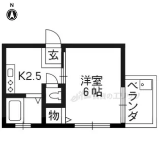 ハイツ田中【302号室】の間取り
