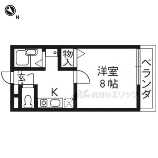 フローレンス【303号室】の間取り