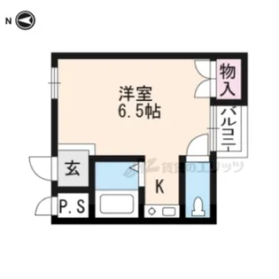 casa神領【403号室】の間取り