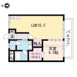 コーポGEN【103号室】の間取り