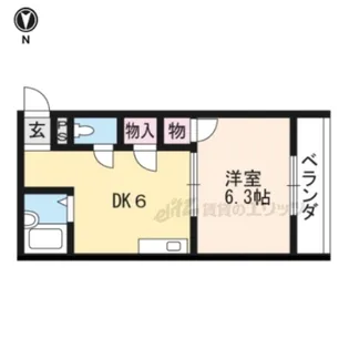 リバージュマンション【205号室】の間取り
