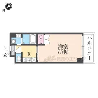 テル・サーティーン【306号室】の間取り