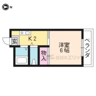 ハイムユアーズ【502号室】の間取り