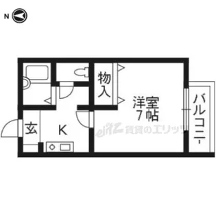 エクセル 【201号室】の間取り