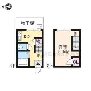 101’STメイフラワー【107号室】の間取り