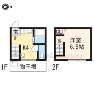 101’STメイフラワー【117号室】の間取り