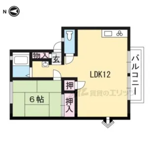 ウィンディア加茂川A棟【201号室】の間取り