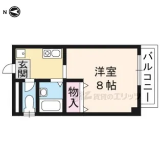 アルテハイム桂【5階】の間取り