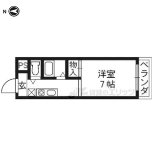 パルデメール【3階】の間取り