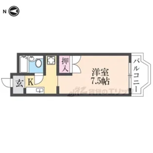 サンシティ共立【307号室】の間取り