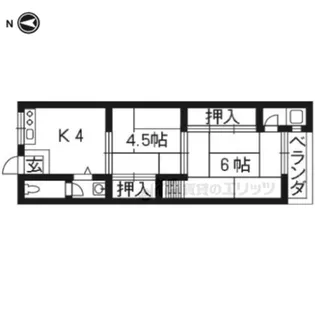 マンション千丈【303号室】の間取り