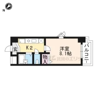 スマートコート南草津【302号室】の間取り