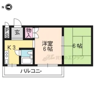 グランプレジール【402号室】の間取り