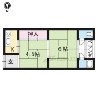 小林荘【7号室】の間取り