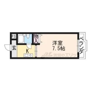 KODAヒルズ京都鴨川【508号室】の間取り