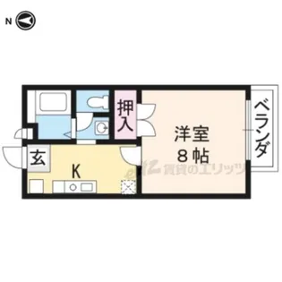 メゾン唐戸【2階】の間取り