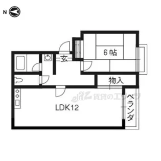 オークコート【301号室】の間取り