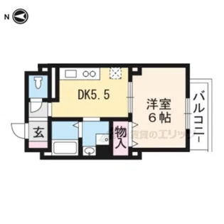 プチウイング【302号室】の間取り